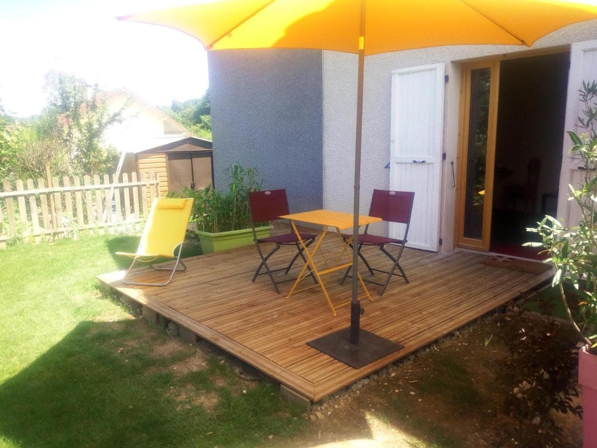 Studio Avec Jardin Au Pied Du Revard Dans Villa อิกซ์เลส์แบ็งส์ ภายนอก รูปภาพ